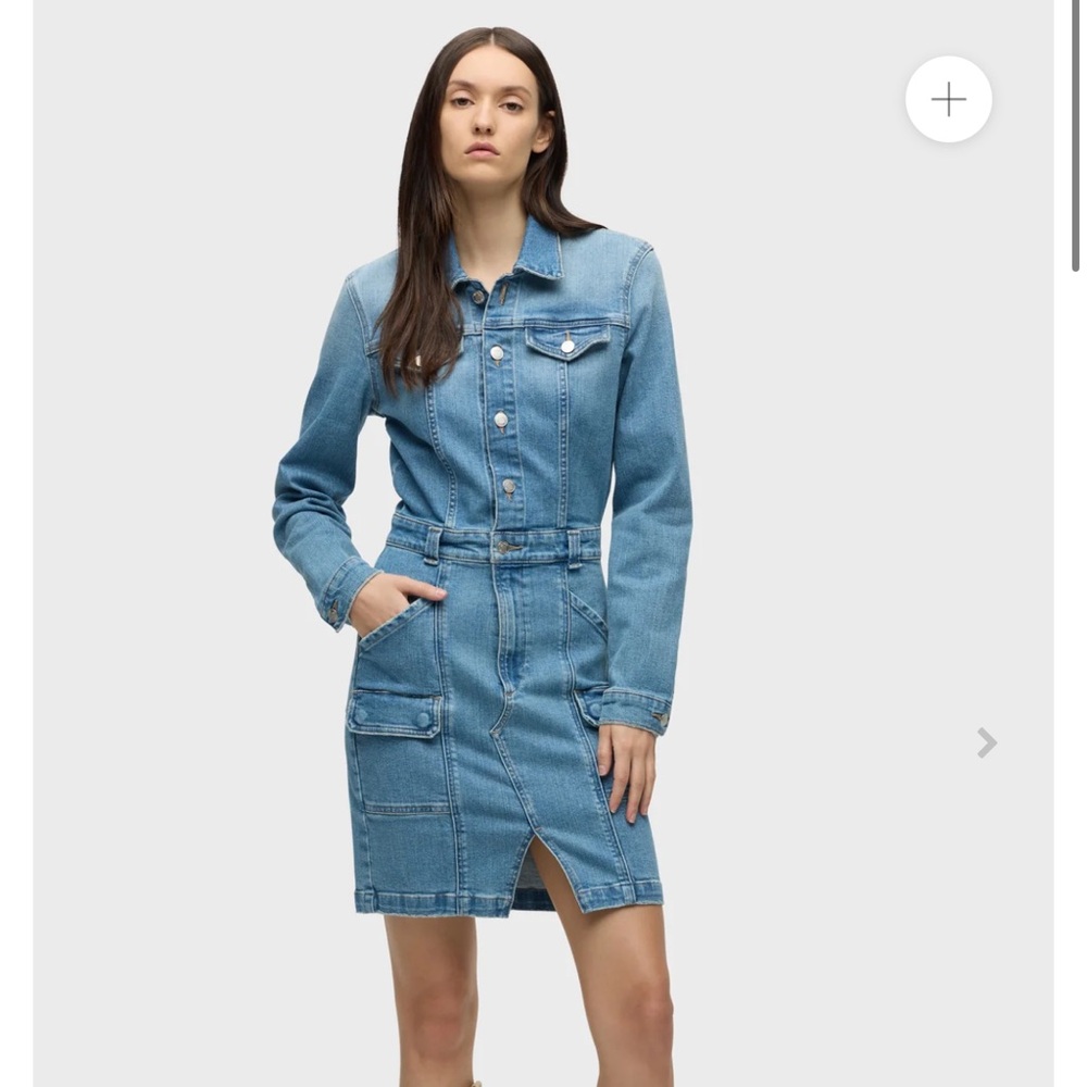 NWT Hudson Long Sleeve Reconstructed Dress - Picture 1 of 5